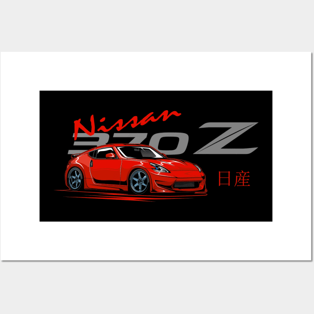 Nissan 370z, JDM Car Wall Art by T-JD